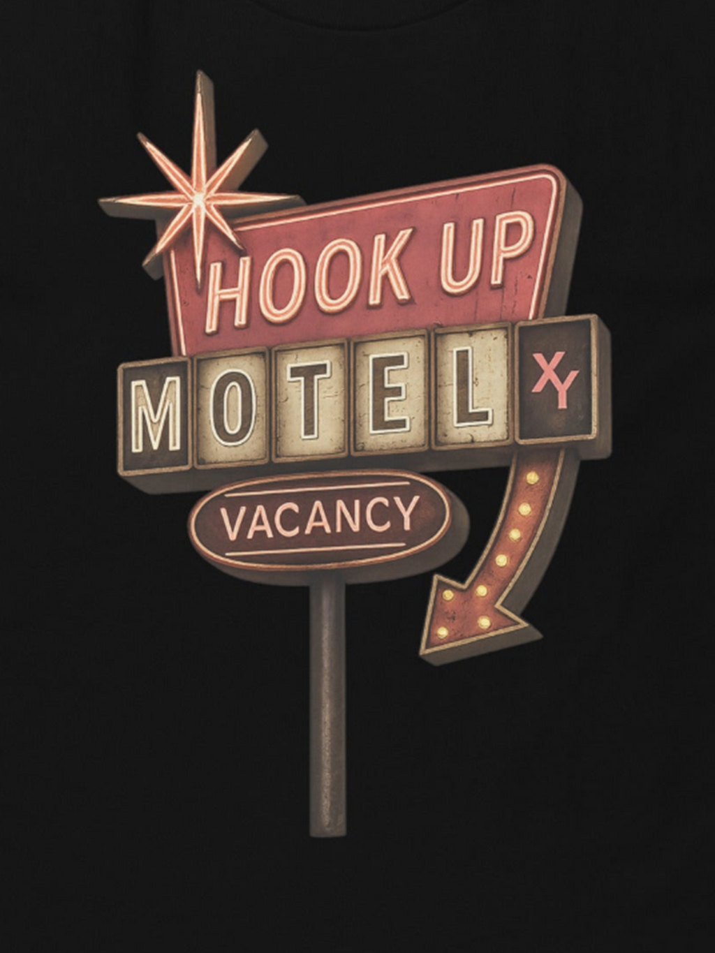 HOOK UP MOTEL XY — HOUND XY T-Shirt