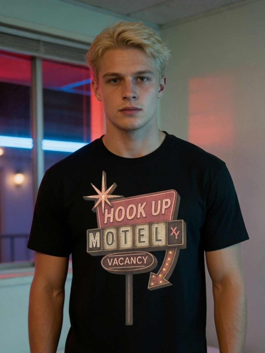 HOOK UP MOTEL XY — HOUND XY T-Shirt