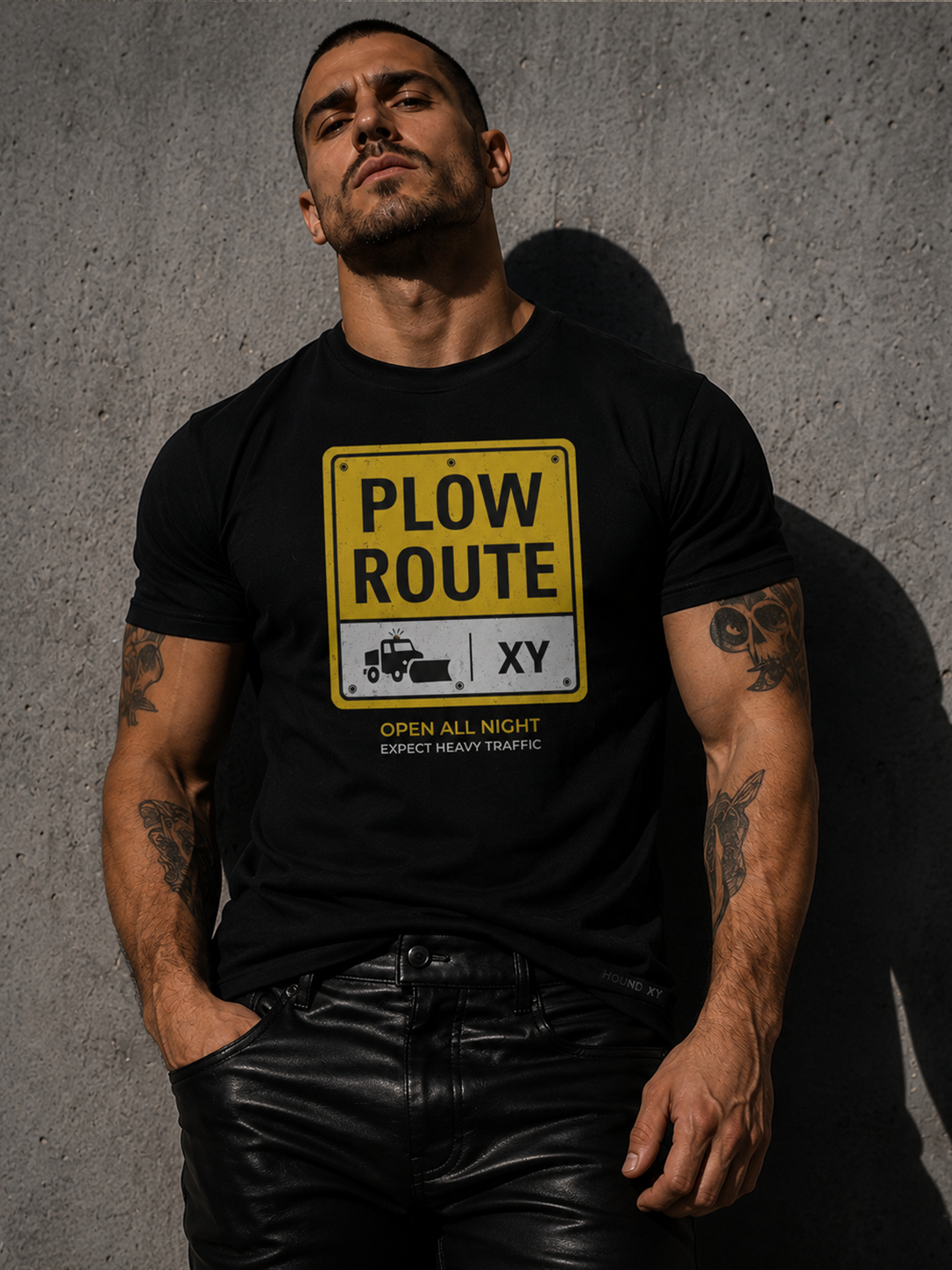 PLOW ROUTE — HOUND XY T-Shirt